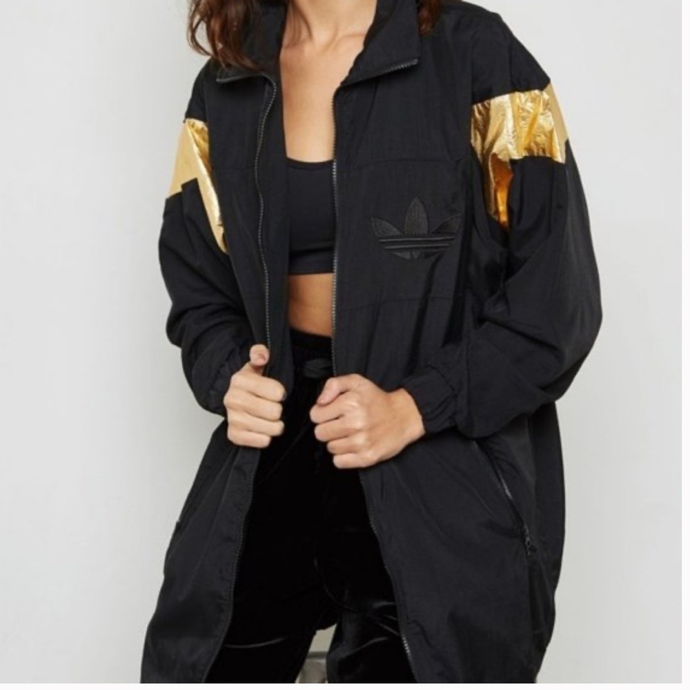 ADIDAS gold archive long track jacket